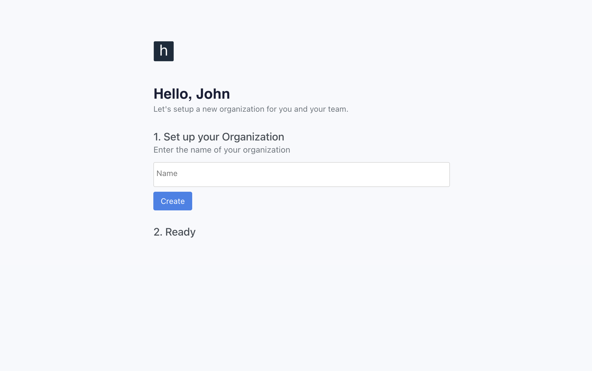 Create Hendricks organization